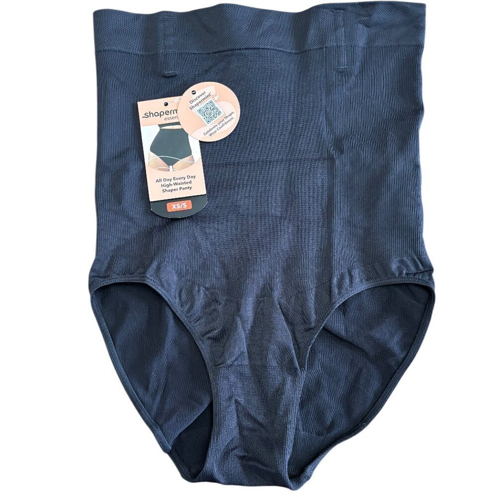 Shapermint Essentials High Waisted Shaper Panty Black Size XS/S  NWT
